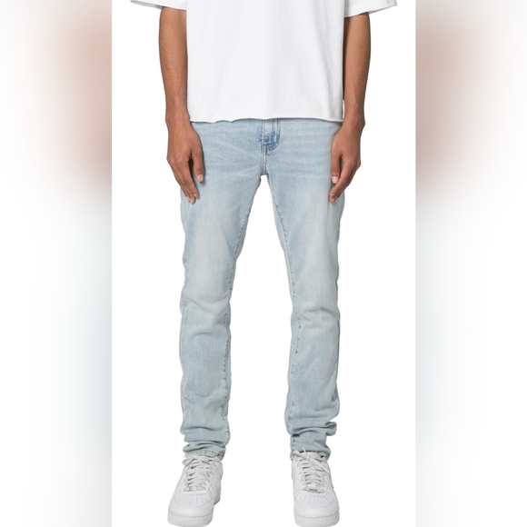 NWT! MNML Light Blue Skinny Jeans for Men - Picture 5 of 11